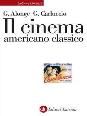 cover image of Il cinema americano classico